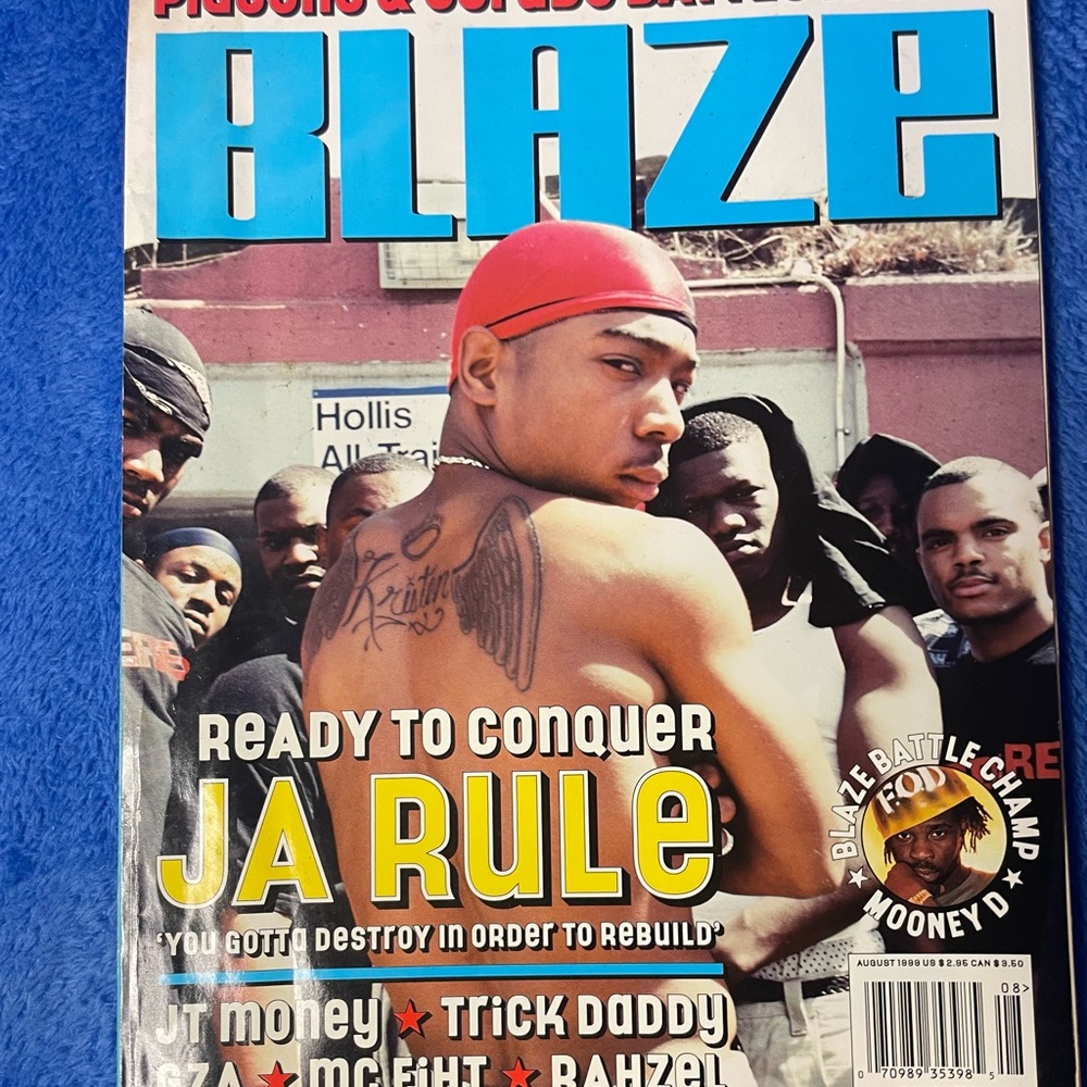 August 1999 BLAZE Magazine Ja Rule